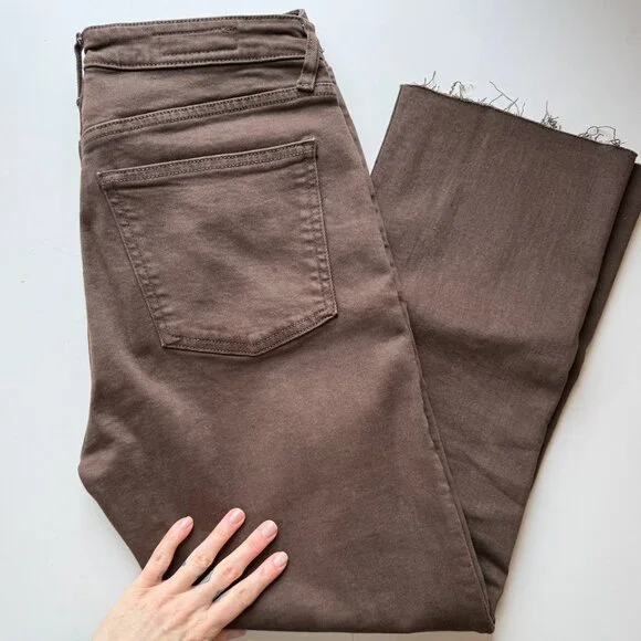 TRF HIGH-WAISTED CROPPED FLARE JEANS - Picture 3 of 8